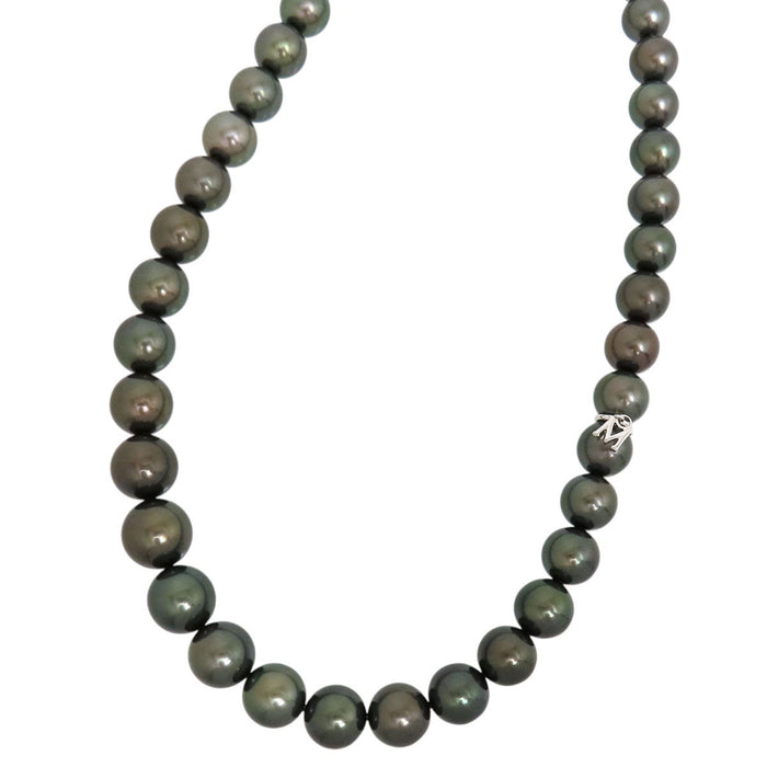 MIKIMOTO 
南洋 ブラック パール ネックレス