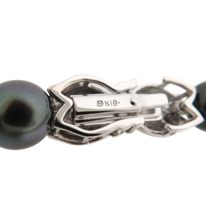 MIKIMOTO 
南洋 ブラック パール ネックレス