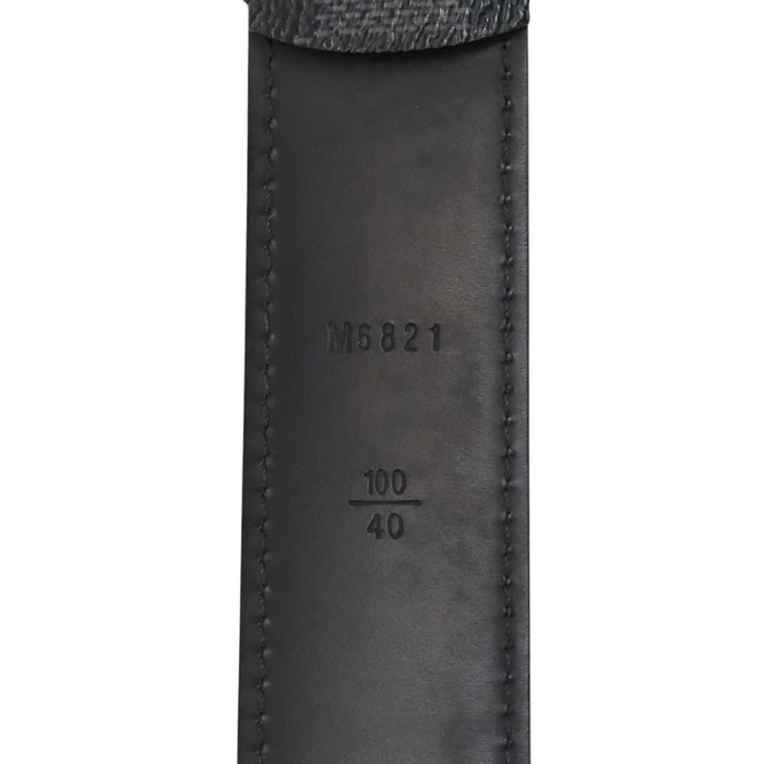 LOUIS VUITTON 
LV ロゴ レザー 
サンチュール エリプス ベルト 
ダミエグラフィット