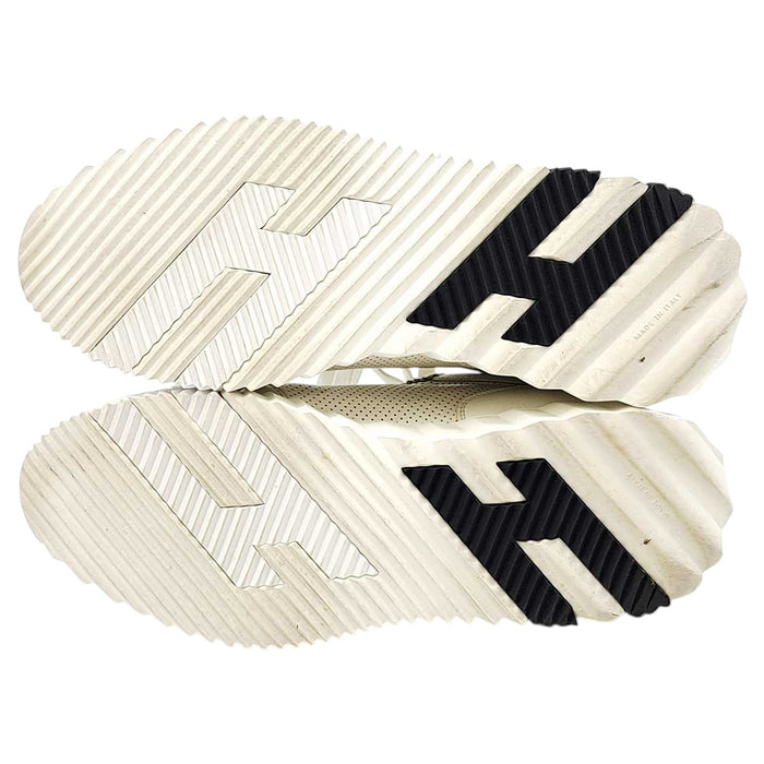 HERMES 
Ash H motif leather lace-up 
Bouncing sneakers