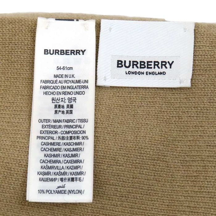 BURBERRY 
MH CORE CASHMERE BEANIE 
ロゴ カシミヤ ビーニー