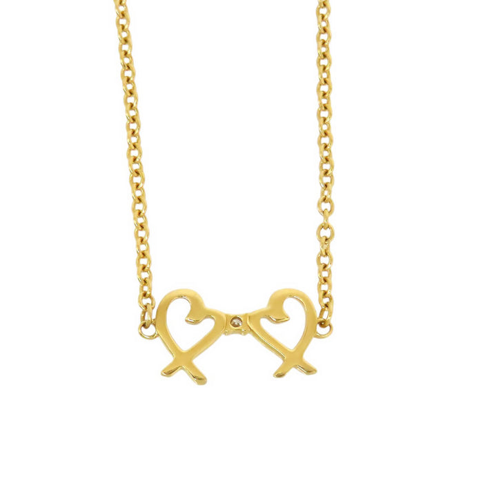 TIFFANY&Co. 
Double Loving Heart Bracelet