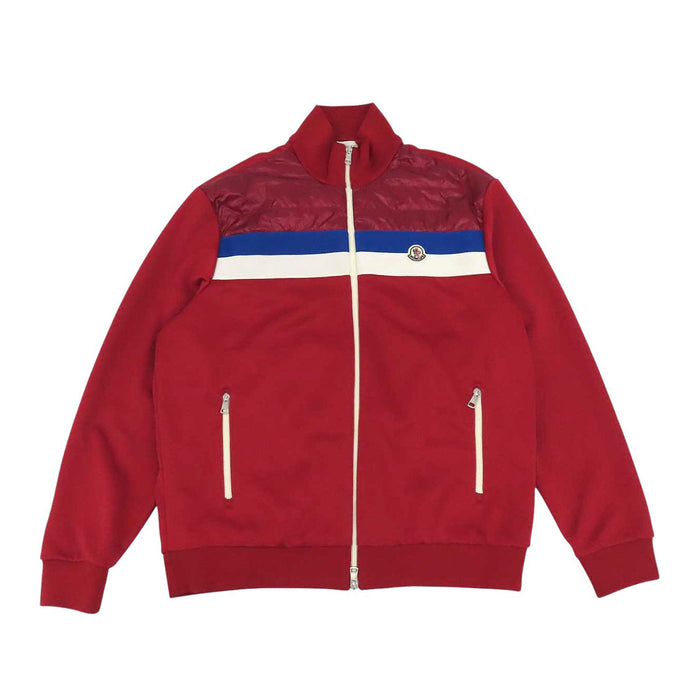 MONCLER 
ロゴ ワッペン ハイネック ジップアップ ナイロン ポリエステル 
MAGLIA CARDIGAN マグリア トラックジャケット