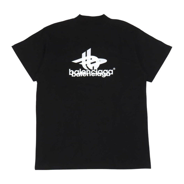 BALENCIAGA 
コットン クルーネック 
レイヤード スポーツロゴ Tシャツ