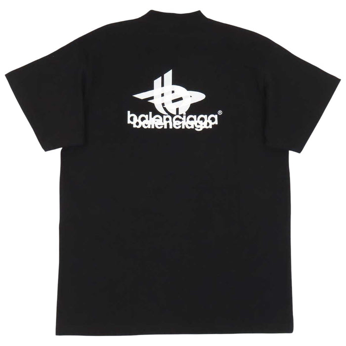 BALENCIAGA 
コットン クルーネック 
レイヤード スポーツロゴ Tシャツ