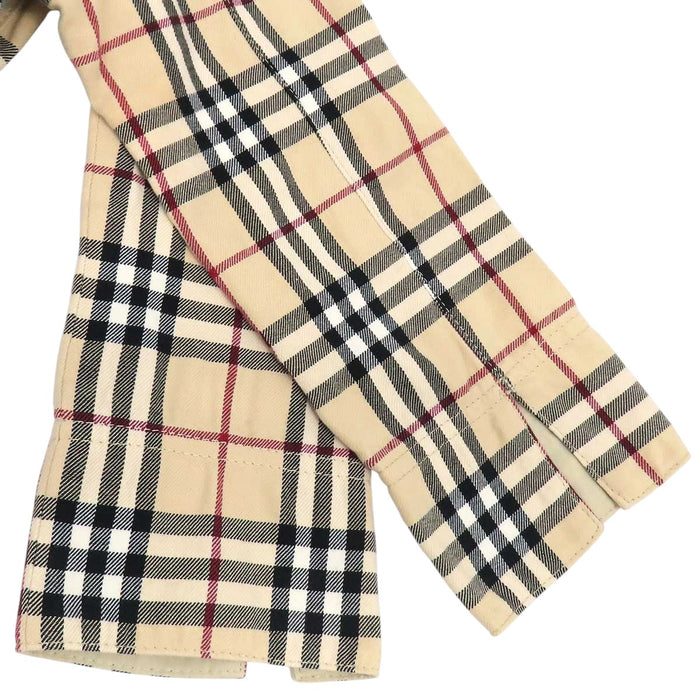 BURBERRY 
BLUE LABEL コットン チェック柄 ベルテッド シャツ 
ブルーレーベル チェック ワンピース