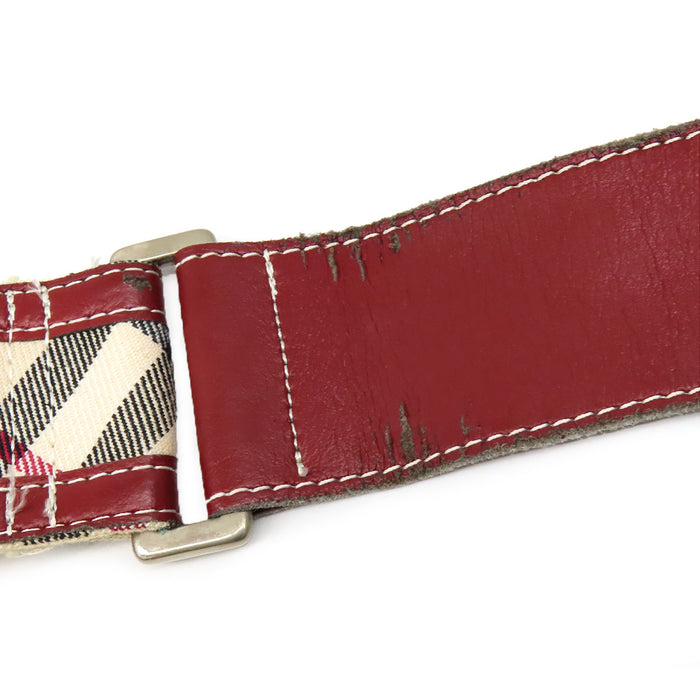 BURBERRY 
BLUE LABEL コットン チェック柄 ベルテッド シャツ 
ブルーレーベル チェック ワンピース