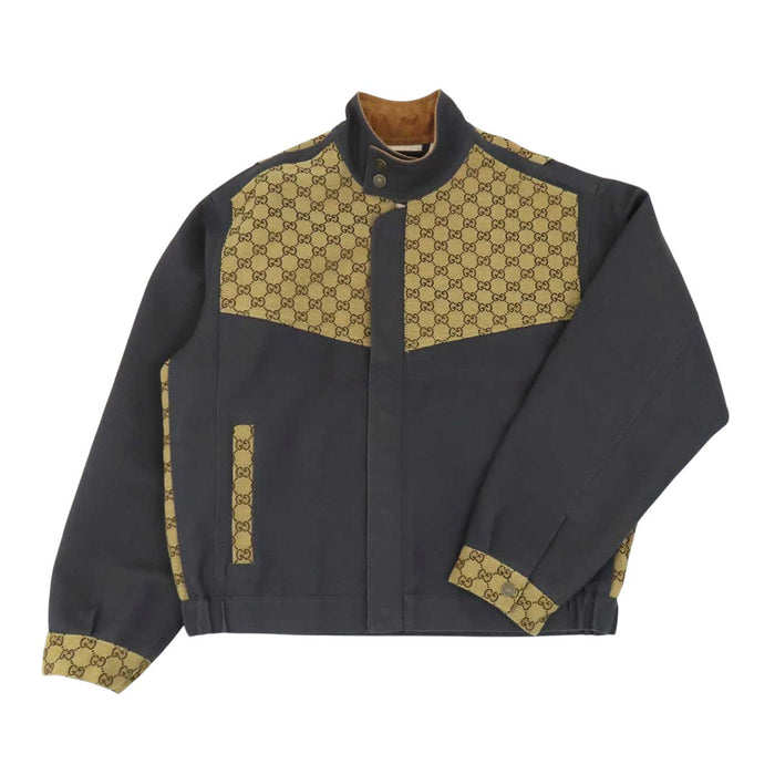 GUCCI 
ロゴ スタンドカラー コーデュロイカラー 
GGキャンバス コットン ジャケット