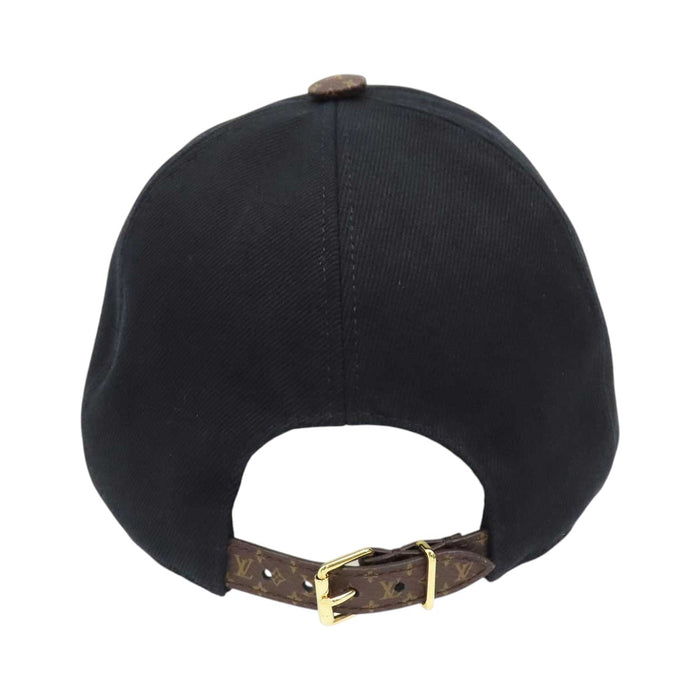 LOUIS VUITTON 
モノグラムフラワー ロゴ ソフトレザー 
キャップ LV デー