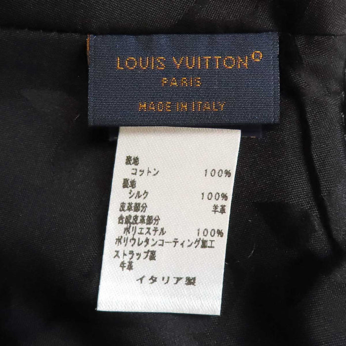 LOUIS VUITTON 
モノグラムフラワー ロゴ ソフトレザー 
キャップ LV デー