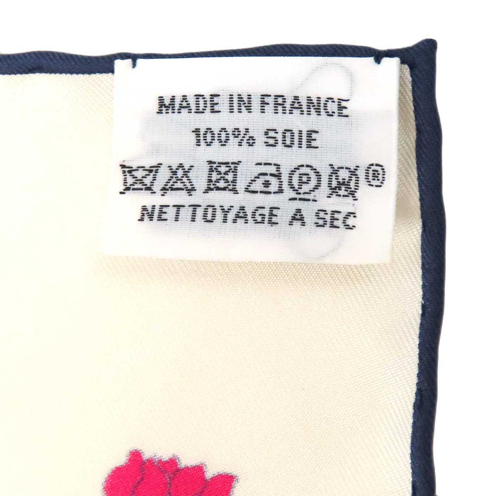 HERMES 
スカーフ 大判 シルク フラワー ホース 
カレ 90 Robe Legere ローブ レジェール