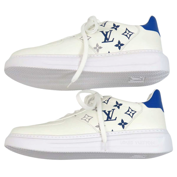 LOUIS VUITTON 
LV ロゴ レザー レースアップ 
ビバリーヒルズ ライン スニーカー 
モノグラム