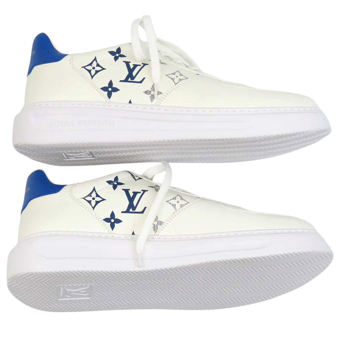 LOUIS VUITTON 
LV ロゴ レザー レースアップ 
ビバリーヒルズ ライン スニーカー 
モノグラム