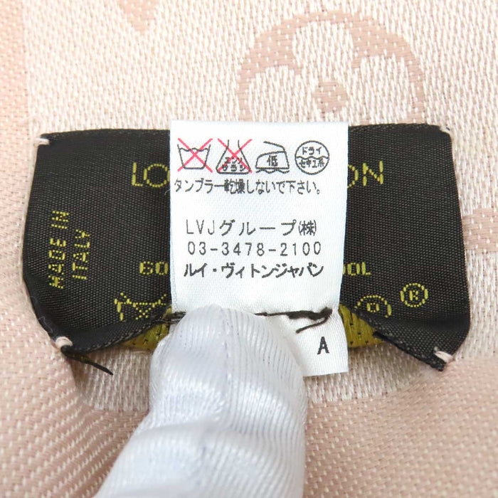LOUIS VUITTON 
LV シルク ウール ストール 
ショール モノグラム