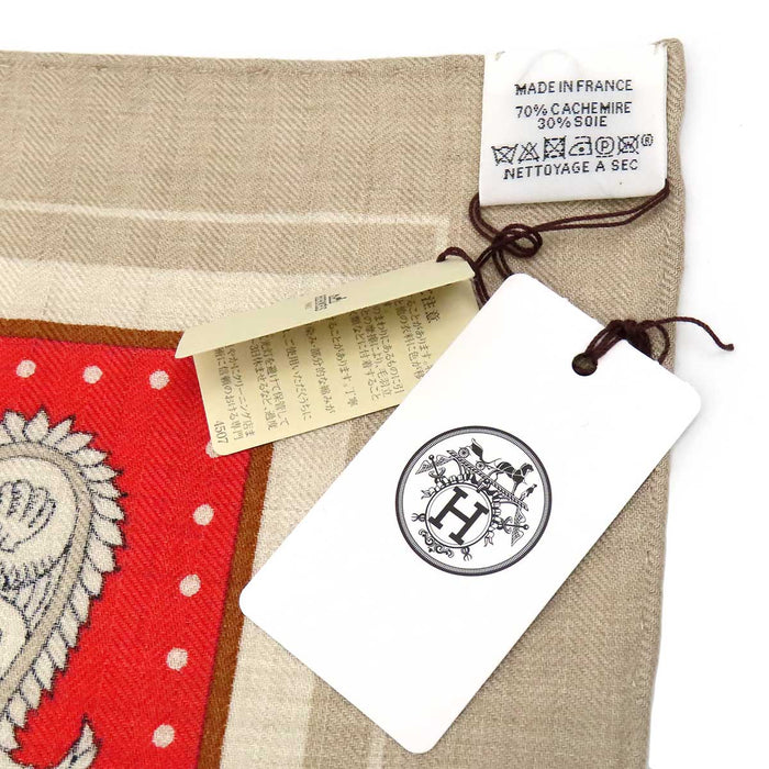 HERMES 
カレ 140 カシシル 宝島 
カレジェアン Tatouages Marins Bandana 
船乗りのタトゥーバンダナ