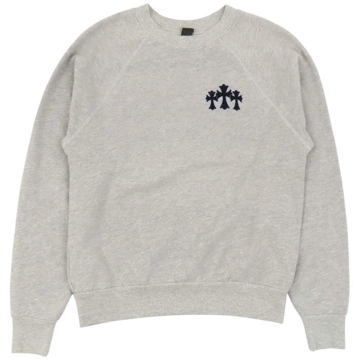 CHROME HEARTS 
トリプルクロス フロッキー コットン クルーネック 
Y NOT セメタリークロス CH スウェット トレーナー