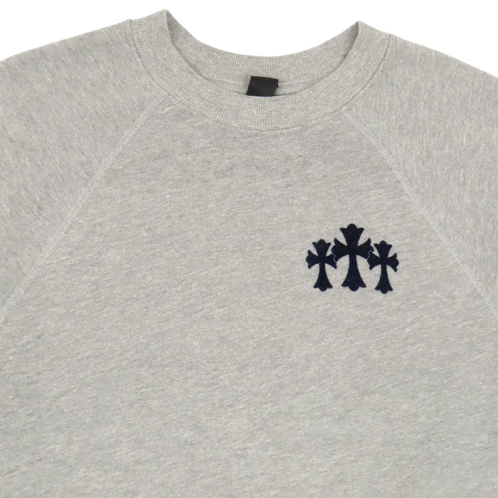 CHROME HEARTS 
トリプルクロス フロッキー コットン クルーネック 
Y NOT セメタリークロス CH スウェット トレーナー
