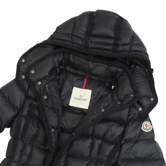MONCLER 
ロゴ ワッペン ナイロン 
HERMINE エルミンヌ ダウンコート