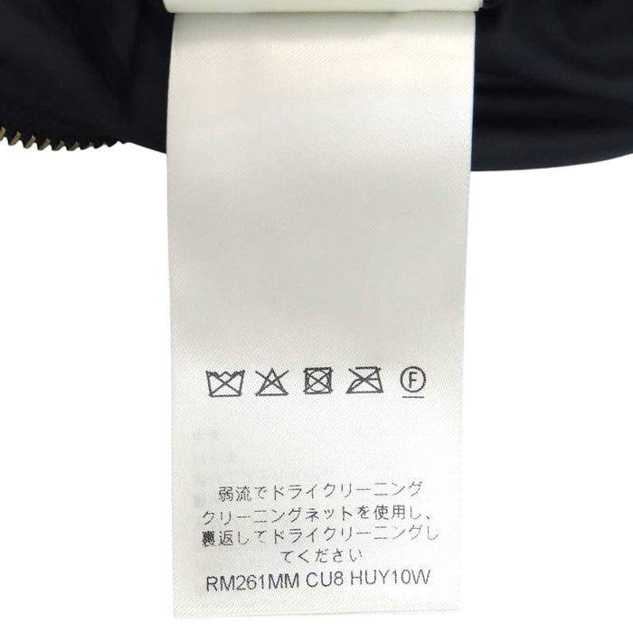 LOUIS VUITTON 
LV ロゴ ハイネック レザーパッチ 
ダミエ フリース ブルゾン 
モノグラム