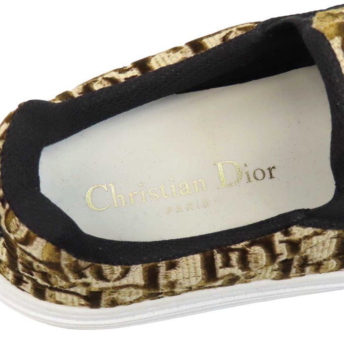 Dior 
SOLAR ロゴ ベロア 
オブリーク ソーラー スリッポン