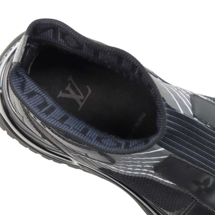 LOUIS VUITTON 
LV ロゴ ソックススニーカー ニット メッシュ 
ランアウェイ パルス ライン スニーカー 
モノグラム