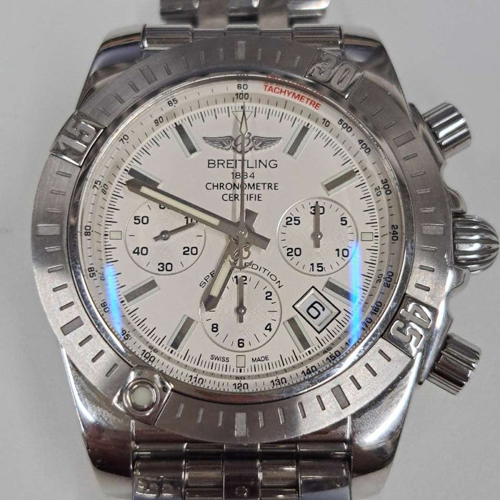 【WHOLESALES】
BREITLING 
AB0115 
クロノマット　44 
箱　ギャランティ　クロノメーター証　コマ×3