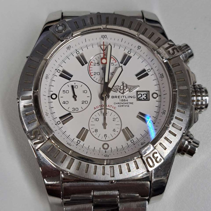 【WHOLESALES】
BREITLING 
A13370 
Box, warranty card (LCD unclear), chronometer certificate, 2 links