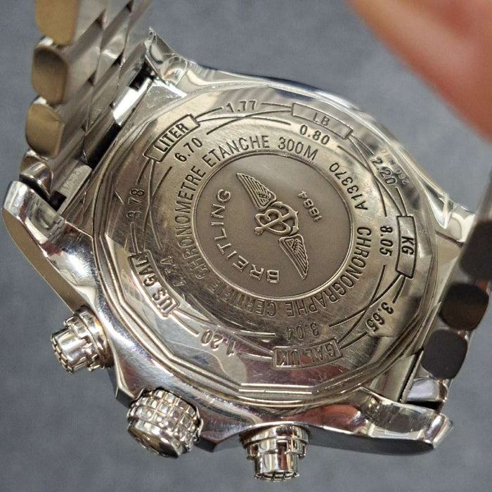 【WHOLESALES】
BREITLING 
A13370 
Box, warranty card (LCD unclear), chronometer certificate, 2 links